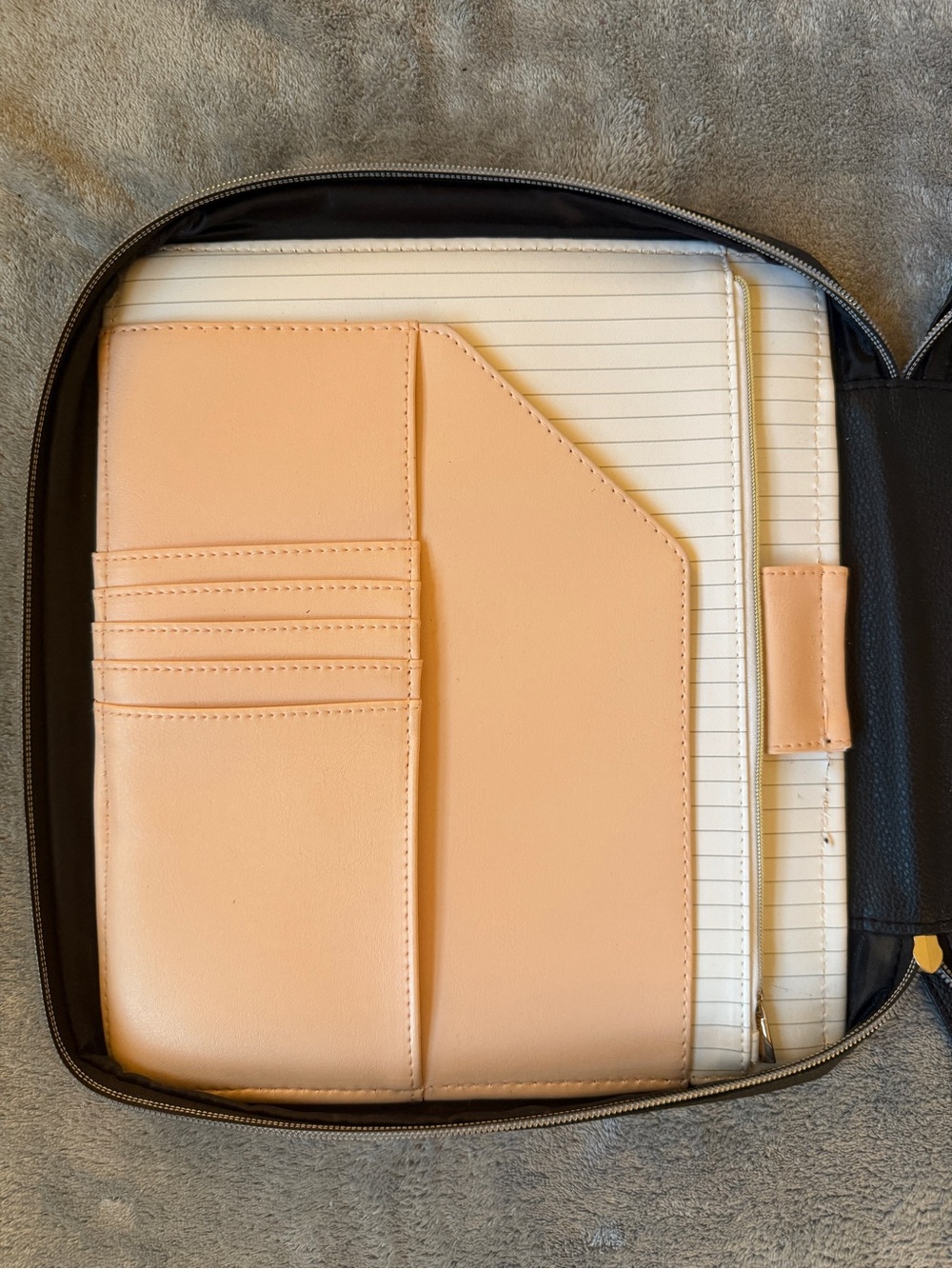 NWOT THE HAPPY PLANNER BLACK AND BLUSH CLASSIC PLANNER ZIP FOLIO - Picture 9 of 11